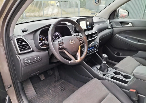 Hyundai Tucson cena 92900 przebieg: 57000, rok produkcji 2020 z Warka małe 211